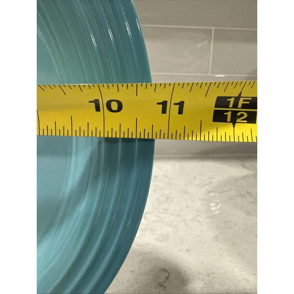 LE CREUSET 10.5” CARIBBEAN Blue 27cm Vancouver Dinner Plate Turquoise NEW
